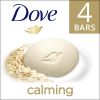 Dove Beauty Bar Calming Oatmeal and Rice Milk Scent, 3.75 oz, 4 Pack