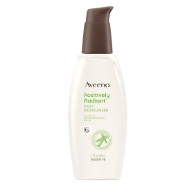 Aveeno Positively Radiant Daily Facial Moisturizer, Broad Spectrum SPF 30, 2.5 fl oz