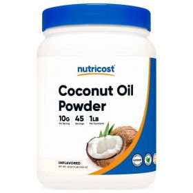 Nutricost Coconut Oil Powder 1 lb, 45 Servings (10 Grams per Serving)