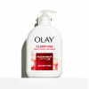 Olay Clarifying Face Wash, Facial Cleanser with Niacinamide, Fights Dryness in All Skin Types, 16OZ